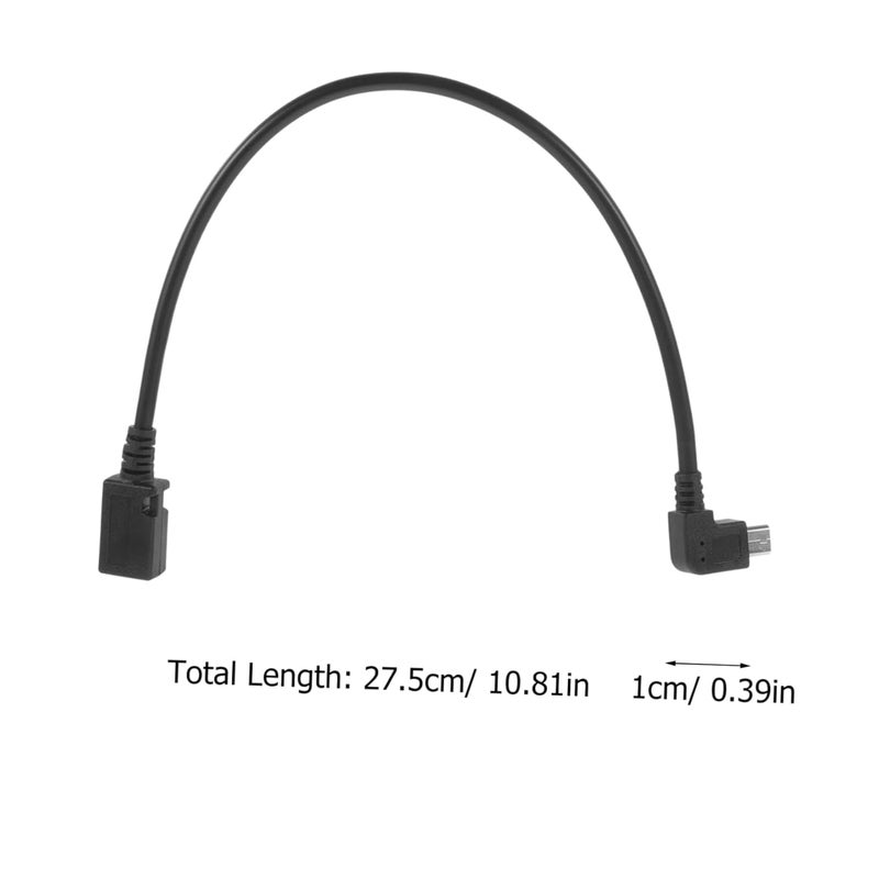 Uonlytech 3 Pack USB Right Angle Adapter Cable Black For Tight Spaces Easy Connection - Image 2